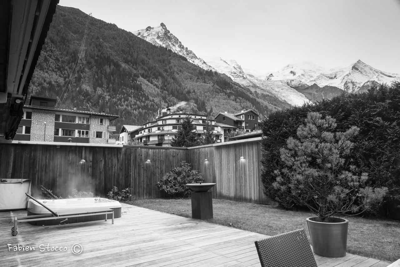 Apartment Au Bon Coin - Luxury Chamonix Hidden Haven, Mont Blanc View, Hot Tub And Garden Exterior foto
